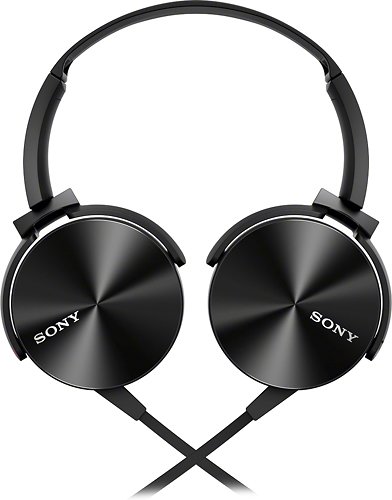  Sony - On-Ear Headphones - Black