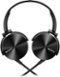 Sony - On-Ear Headphones - Black-Front_Standard