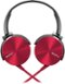 Sony - On-Ear Headphones - Red-Front_Standard