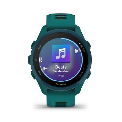 Garmin Forerunner 170 Music GPS Smartwatch 43 mm Fiber-Reinforced polymer - Teal Green/Citron - (2026) WHERE TO BUY