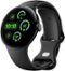 Google - Refurbished Excellent - Pixel Watch 3 (2024) 45mm (GPS Only, No Cellular) Aluminum - Matte Black - (2024)-Front_Standard