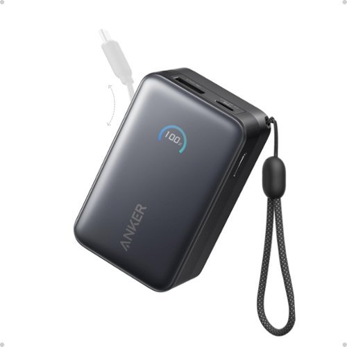 Anker - Nano Portable Charger - Black-Front_Standard 