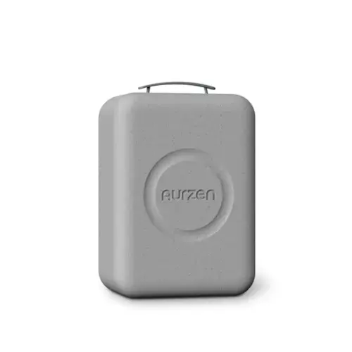 Front. Aurzen - Carrying Case for BOOM mini Projector, All-in-One Foam EPP Travel Case - Waterproof, Sturdy and Protective for Travel - Gray.