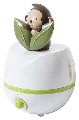  SPT - Adorable Monkey 0.66 Gal. Ultrasonic Cool Mist Humidifier - Green/White