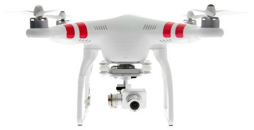  DJI - Phantom 2 Vision+ HD Flying Action Camera - White