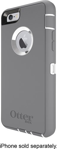  Otterbox - Defender Series Case for Apple® iPhone® 6 - White/Gunmetal Gray