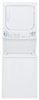 GE - Unitized Spacemaker 3.4 Cu. Ft. 9-Cycle Washer and 5.9 Cu. Ft. 4-Cycle Dryer Electric Combo - White on White-Front_Standard