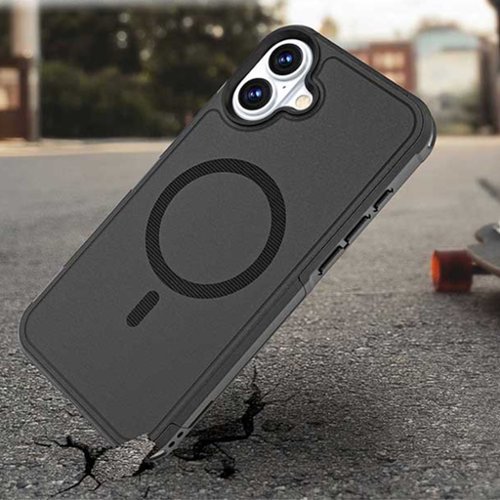 SaharaCase Raider Series Wallet Case for Apple iPhone 16 Plus - Scorpion Black BUY ONLINE