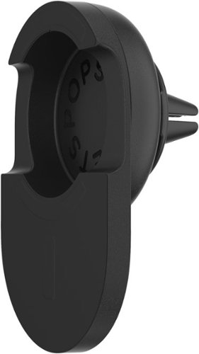 PopSockets - PopMount Car Vent Mount for MagSafe - Black-Front_Standard 