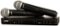Shure - BLX288/PG58 Dual-Channel Wireless Handheld Microphone System with PG58 Capsules-Front_Standard