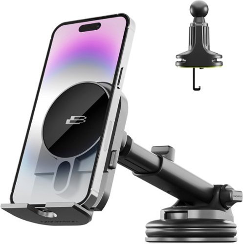 Bracketron - PwrUp MagAlign Window,Dash & Vent Mount - Black