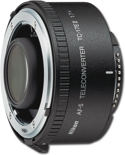  Nikon - AF-S Teleconverter TC-17E II 1.7x Extender Lens - Black