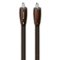 AudioQuest - Mackenzie RCA > RCA 3.3' Analog Audio Interconnect Cable - Brown on Black-Front_Standard