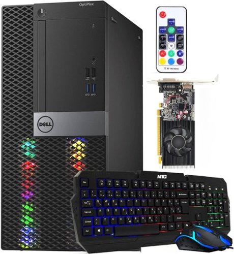 Dell Refurbished Excellent OPTIPLEX 3040 RGB Gaming Tower PC