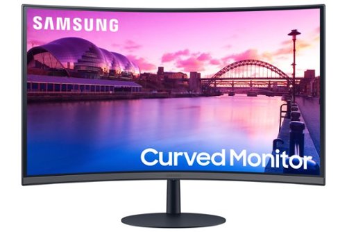 Samsung - 32" S39C series 1000R Curved FHD FreeSync Monitor (DisplayPort, HDMI) - Black-Front_Standard