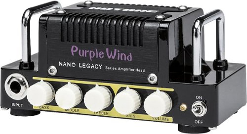  Hotone - Nano Legacy Purple Wind 5W Guitar Amplifier Head - Black/White/Purple