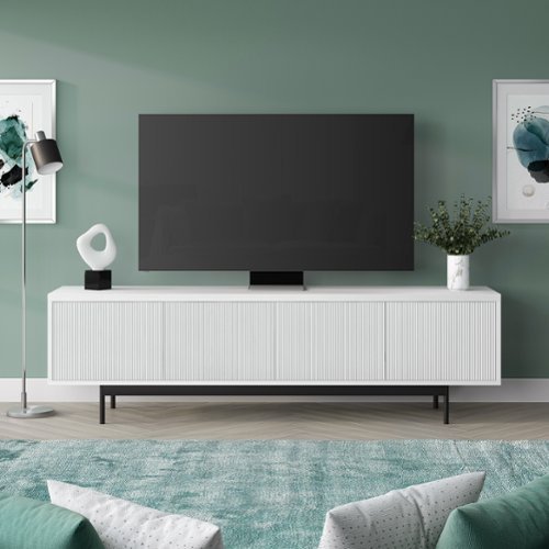 Camden&Wells - Dina TV Stand for Most TVs up to 75" - Alabaster-Front_Standard 