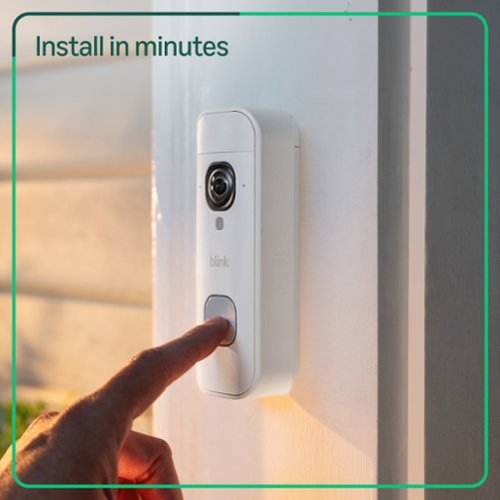 Blink Battery Doorbell 2K+ (Add-On) — Wireless video doorbell, 2K resolution, enhanced audio - White GLOBAL SHIPPING