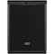 Maytag - 24" Front Control Tall Tub Built-In Dishwasher with Stainless Steel Tub - Black-Front_Standard