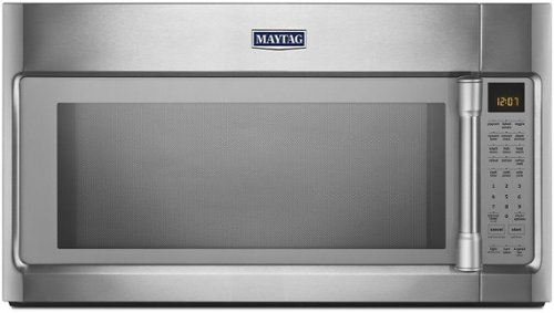  Maytag - 1.9 Cu. Ft. Over-the-Range Convection Microwave with Sensor Cooking - Stainless steel