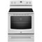 Maytag - 6.2 Cu. Ft. Self-Cleaning Freestanding Electric Convection Range - White-Front_Standard