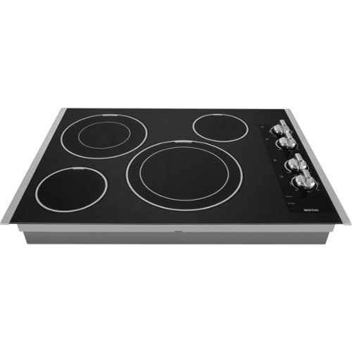 Maytag - 30" Electric Cooktop - Stainless steel