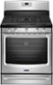 Maytag - 5.8 Cu. Ft. Self-Cleaning Freestanding Gas Convection Range - Stainless steel-Front_Standard 