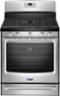 Maytag - 5.8 Cu. Ft. Self-Cleaning Freestanding Gas Convection Range - Stainless steel-Front_Standard