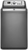 Maytag - Bravos XL 4.8 Cu. Ft. 16-Cycle High-Efficiency Top-Loading Washer with Steam - Gray-Front_Standard