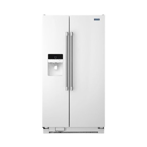 Maytag - 24.6 Cu. Ft. Side-by-Side Refrigerator-Front_Standard 