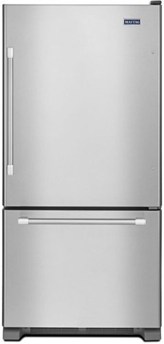 Maytag - 18.7 Cu. Ft. Bottom-Freezer Refrigerator-Front_Standard 