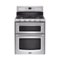 Maytag - 6.0 Cu. Ft. Self-Cleaning Freestanding Double Oven Gas Convection Range - Stainless steel-Front_Standard