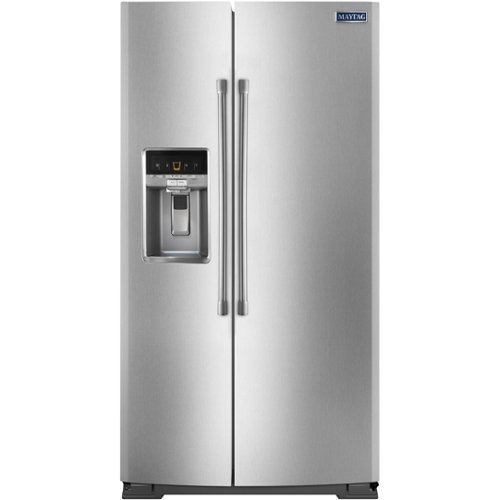 Maytag - 25.6 Cu. Ft. Side-by-Side Refrigerator-Front_Standard 