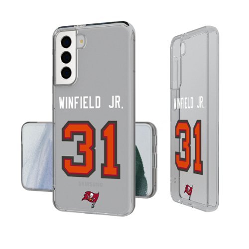 Keyscaper - NFL - Antoine Winfield Jr. Tampa Bay Buccaneers Galaxy Clear Case - S24 - Multicolor-Front_Standard 