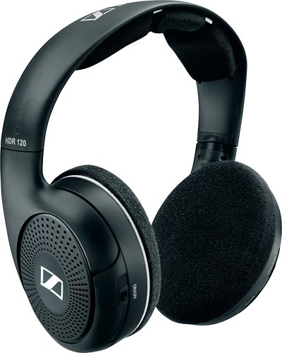 Sennheiser - HDR 120 RF Wireless On-Ear Headphones - Black