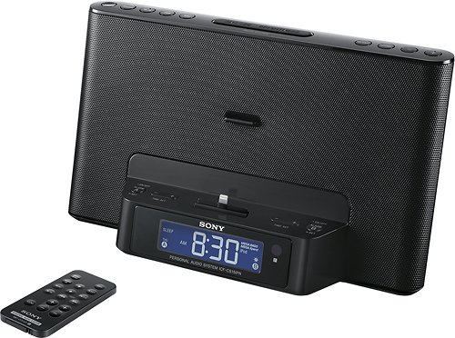  Sony - Speaker Dock for Select Apple® iPod®, iPhone® and iPad® Models - Black