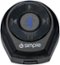 iSimple - BluJax 3.5mm Bluetooth Adapter - Black-Front_Standard