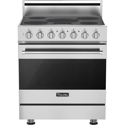 Viking - 4.7 Cu. Ft. Self-Cleaning Freestanding Electric Convection Range - Stainless steel