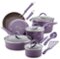 Rachael Ray - Cucina 12-Piece Cookware Set - Espresso/Lavender Purple-Angle_Standard