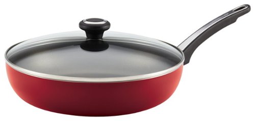  Farberware - 12&quot; Covered Deep Skillet - Red