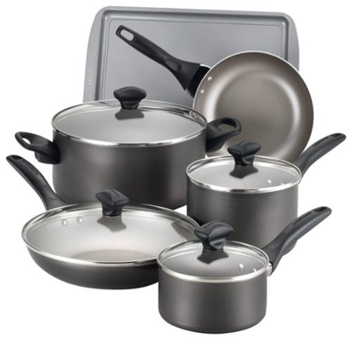 

Farberware - 15-Piece Cookware Set - Pewter