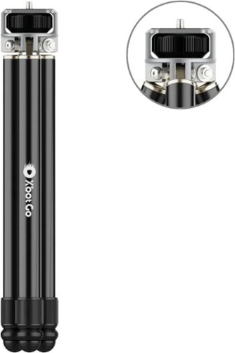 XbotGo - T1 3.77ft Tripod - Black-Front_Standard 