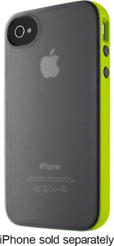  Belkin - Grip Candy Sheer Case for Apple® iPhone® 4 and 4S - Black/Green