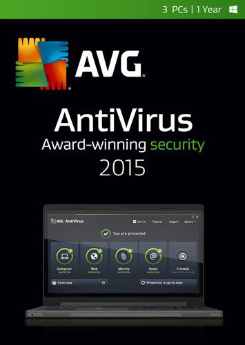  Spa Inc - AVG AntiVirus 2015 (3 Devices) (1-Year Subscription)