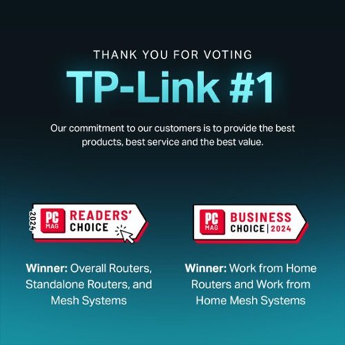 TP-Link Archer BE3500 Dual-Band Wi-Fi 7 Router - Black BUY IN EUROPE