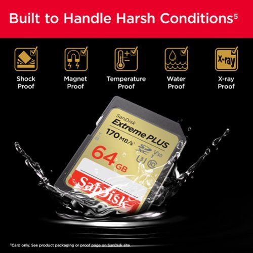 SanDisk Extreme PLUS 64GB SDXC UHS-I Memory Card SHOP ONLINE
