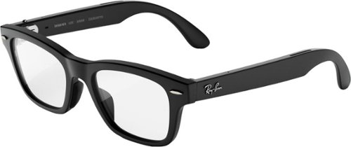 Ray-Ban Meta - Audio Burbank, Audio Only AI Glasses - Clear Lenses - Matte Black