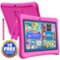 Contixo - K102 10" Kids Tablet 32GB Android, Epic! & Lingokids, Educational with Parental Controls & Kid-Proof Case - Pink-Front_Standard