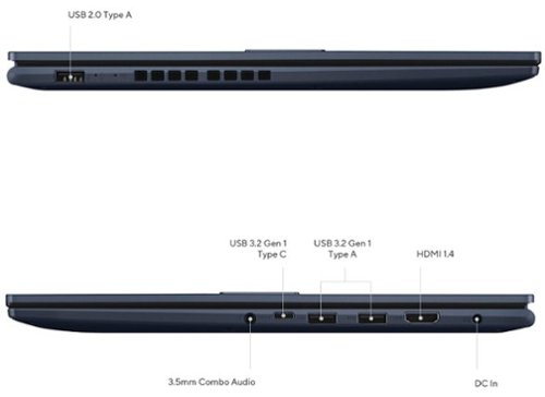 ASUS Vivobook 15 15.6 FHD Laptop - Intel Core i3 with 8GB Memory - 512GB SSD - Quiet Blue SHOP ONLINE