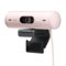 Logitech - Brio 500 1920x1080p Webcam with Privacy Cover - Rose-Front_Standard